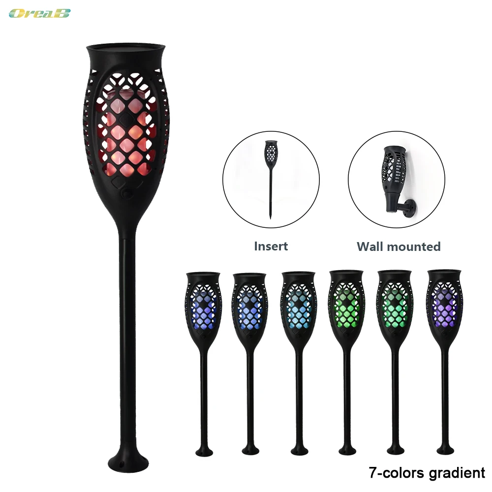 96 Led 7 Light Colors Rgb Ip65 Led Solar Flame Light Outdoor Flickering Flame Lamp Solar Torch Outdoor Pathway Lighting
96 Led 7 Light Colors Rgb Ip65 Led Solar Flame Light Outdoor Flickering Flame Lamp Solar Torch Outdoor Pathway Lighting