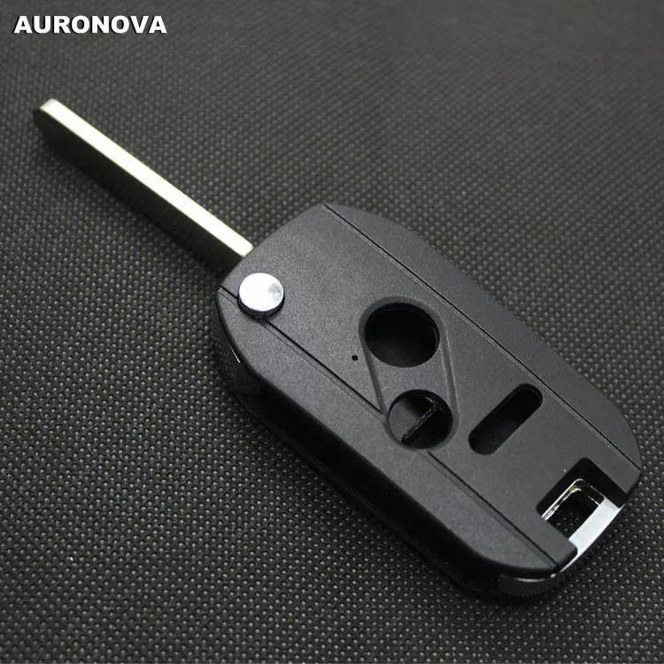 AURONOVA New Upgrade Folding Key Shell for HONDA FIT CRV ACCORD CIVIC CITY 2+1 Buttons Remote Car Key Case
AURONOVA New Upgrade Folding Key Shell for HONDA FIT CRV ACCORD CIVIC CITY 2+1 Buttons Remote Car Key Case