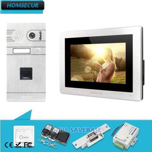 HOMSECUR 7" Video Door Entry Security Intercom with Touch Monitor+ Electric Strike Lock Set Included BC061-S +BM714-S
HOMSECUR 7" Video Door Entry Security Intercom with Touch Monitor+ Electric Strike Lock Set Included BC061-S +BM714-S