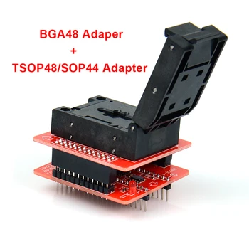 Hot Selling BGA48 ZIF adapter/adaptor with TSOP48/SOP44 adapter For TL866II PLUS TL866A TL866CS USB Programmer
Hot Selling BGA48 ZIF adapter/adaptor with TSOP48/SOP44 adapter For TL866II PLUS TL866A TL866CS USB Programmer