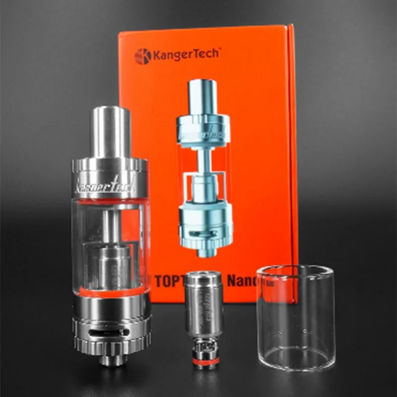 

Original Kangertech TOPTANK Nano tank Clearomizer 3.2ml E-juice Capacity Top Bottom Filling Kanger Toptank Nano Atomizer