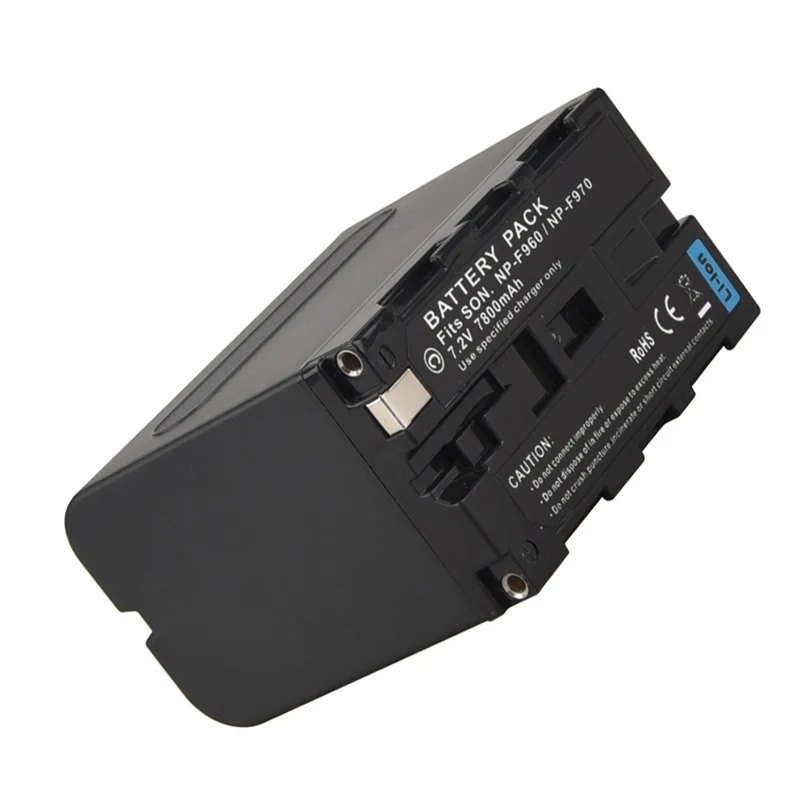 Аккумулятор для цифровой камеры sony NP-F960 NPF960 NP-F970 NPF970 7800 мАч | Электроника