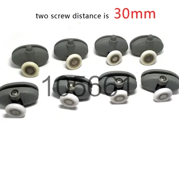 set of 8 x Top & Bottom Single Butterfly Shower Door Rollers/Runners/Wheels 25mm wheel diameter, 4 Top and 4 Bottom..
set of 8 x Top & Bottom Single Butterfly Shower Door Rollers/Runners/Wheels 25mm wheel diameter, 4 Top and 4 Bottom..