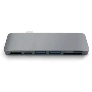 by dhl or ems 50pcs USB-C Aluminum 4K USB C Hub HDMI Type C Hub 3.0 Splitter Adapter TF Micro SD Card Reader for Macbook pro
by dhl or ems 50pcs USB-C Aluminum 4K USB C Hub HDMI Type C Hub 3.0 Splitter Adapter TF Micro SD Card Reader for Macbook pro