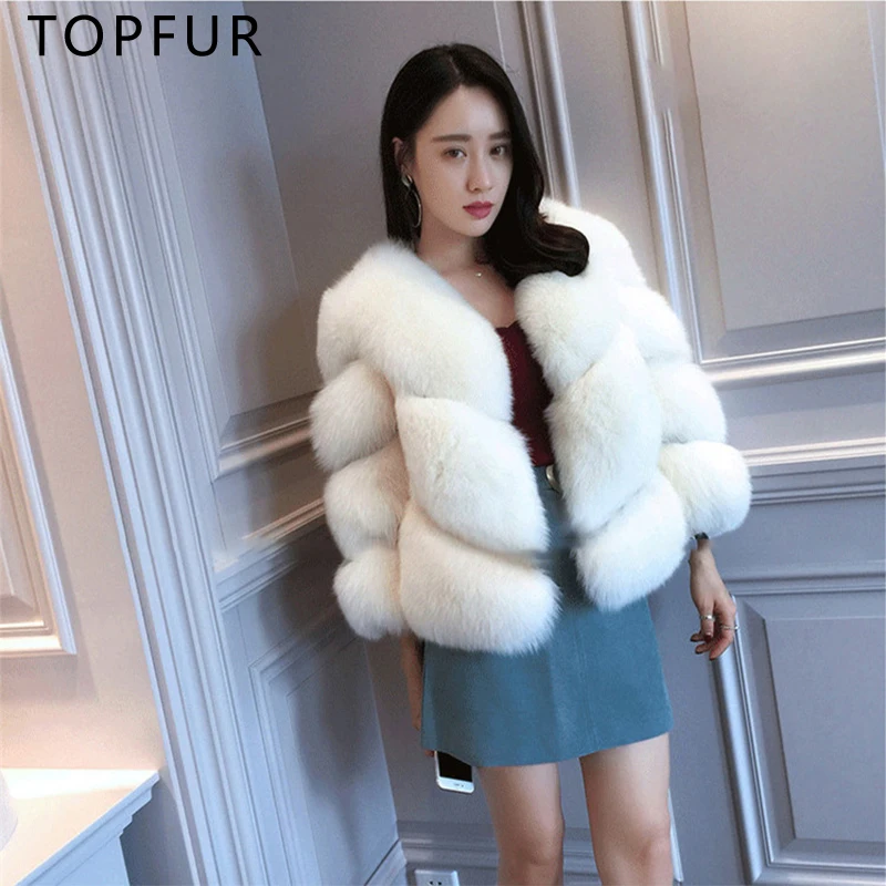 TOPFUR Women Slim Short Fur Coat Fashion 2021 New Winter Natural Fox Fur Jacket Luxury Customize Real Fox Fur Jackets
TOPFUR Women Slim Short Fur Coat Fashion 2021 New Winter Natural Fox Fur Jacket Luxury Customize Real Fox Fur Jackets
