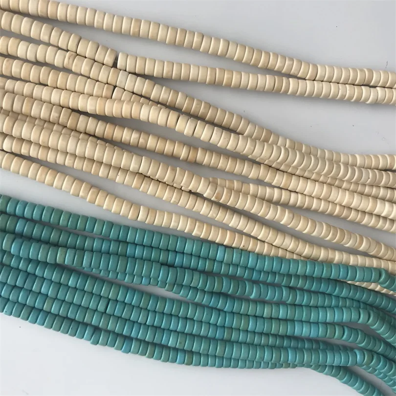 Natural Stone Green White Turquoises Beads for Jewelry Making Round Loose Spacer Bead Diy Bracelet Necklace Heishi 2*4/3*6/3*8mm
Natural Stone Green White Turquoises Beads for Jewelry Making Round Loose Spacer Bead Diy Bracelet Necklace Heishi 2*4/3*6/3*8mm