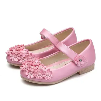Children's Leather Shoes Brand Fashion Princess Flower Single Girls Wedding Students White Shoes Infantis nina
Children's Leather Shoes Brand Fashion Princess Flower Single Girls Wedding Students White Shoes Infantis nina