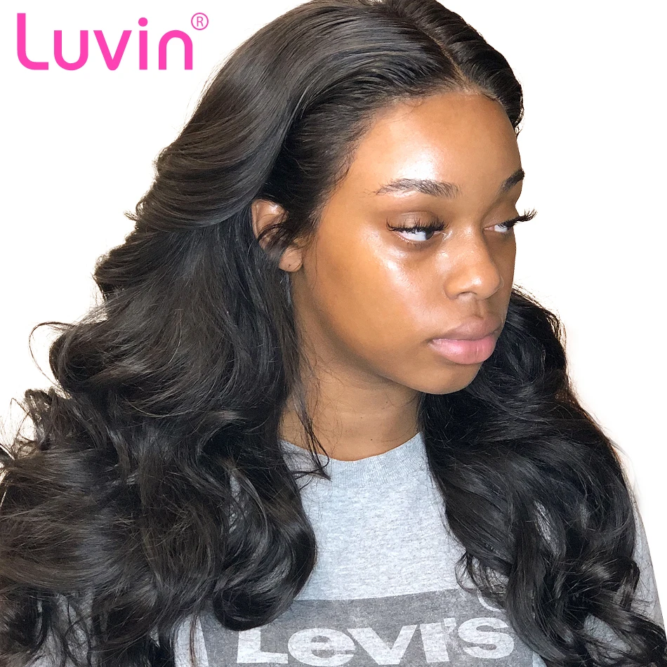 Luvin 360 Lace Frontal Wigs For Women Black Pre Plucked With Baby Hair Brazilian Wavy Human Hair Remy Long Lace Front Wig
Luvin 360 Lace Frontal Wigs For Women Black Pre Plucked With Baby Hair Brazilian Wavy Human Hair Remy Long Lace Front Wig