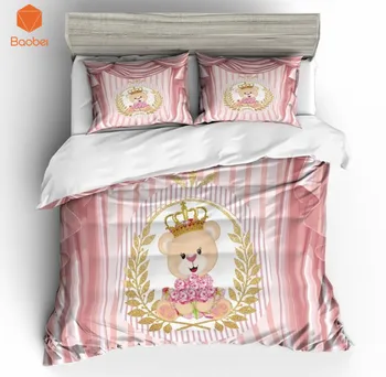 2/3 Pcs3D Beer Crown Pink Strip Bedding Set With Pillowcase Polyester Printed Bed Linen Duvet Cover Quilt Cover Set HomeTextile
2/3 Pcs3D Beer Crown Pink Strip Bedding Set With Pillowcase Polyester Printed Bed Linen Duvet Cover Quilt Cover Set HomeTextile