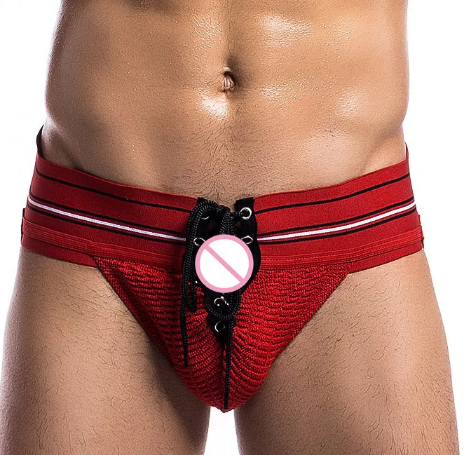 2017 Hot Open Jockstrap Sexy Men Underwear Cuecas Drawstring Opening Pouch Bag Jock Strap Gay Male G String Thongs Clothing
2017 Hot Open Jockstrap Sexy Men Underwear Cuecas Drawstring Opening Pouch Bag Jock Strap Gay Male G String Thongs Clothing