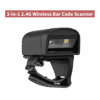 Eyoyo 2D Wearable Ring Barcode Scanner Portable 3-in-1 Bar Code Reader, Image 1D QR Scanner PDF417 Data Matrix for IOS Android
Eyoyo 2D Wearable Ring Barcode Scanner Portable 3-in-1 Bar Code Reader, Image 1D QR Scanner PDF417 Data Matrix for IOS Android