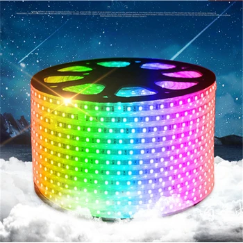 20M/Roll 5050 60led/m 110V input IP65 RGB soft strip ,ultra bright color changing led tape light for outdoor with silicon tube
20M/Roll 5050 60led/m 110V input IP65 RGB soft strip ,ultra bright color changing led tape light for outdoor with silicon tube