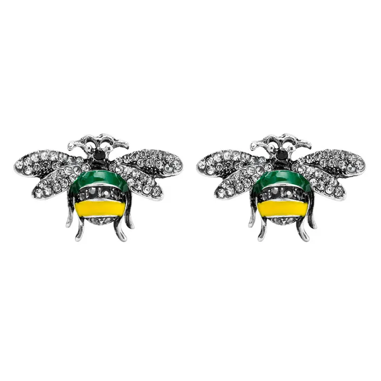 2019 New Brand Metal Bee Stud Earings For Women Acrylic Crystal Stone Stud Earrings pendientes za 2018 aretes pendientes de gota
2019 New Brand Metal Bee Stud Earings For Women Acrylic Crystal Stone Stud Earrings pendientes za 2018 aretes pendientes de gota