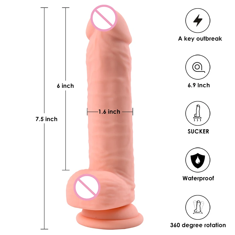 Силиконовый Фаллоимитатор На Присоске