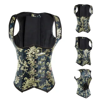 S-6XL Plus Size Corset Bustier High Quality Women Steampunk Corset Vintage Embroidery Design Back Lace-Up Waist Shaping Corsets
S-6XL Plus Size Corset Bustier High Quality Women Steampunk Corset Vintage Embroidery Design Back Lace-Up Waist Shaping Corsets