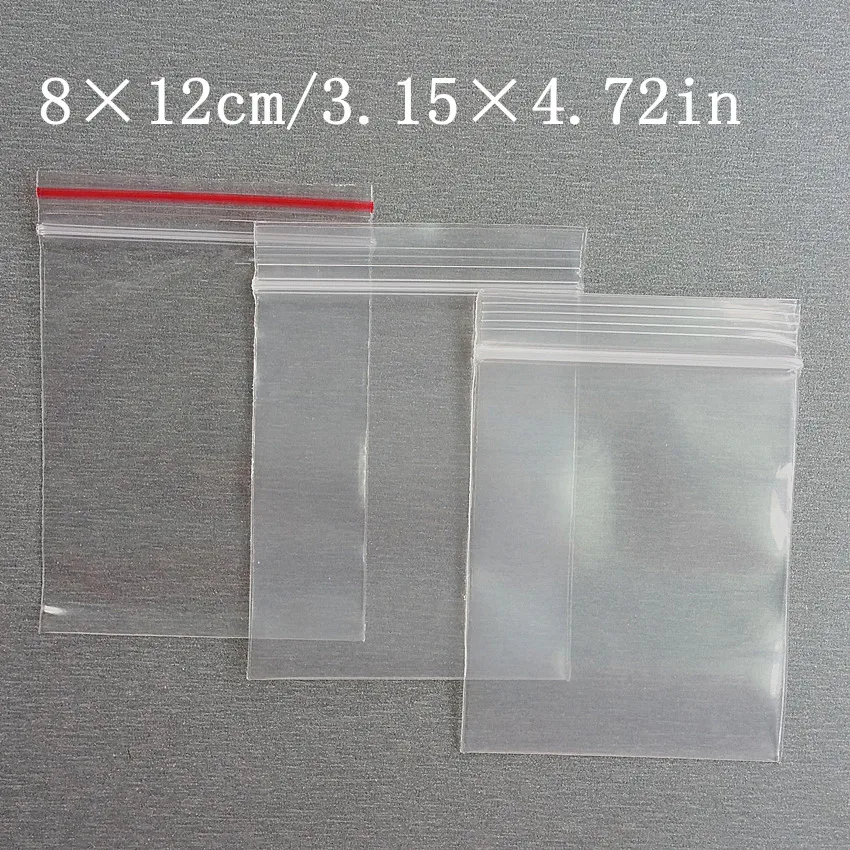 3 Kinds Thickness 8x12cm Self Sealing Zipper Ziplock Plastic Package Reclosable Clip Chain Grocery Small Bags 500pcs
3 Kinds Thickness 8x12cm Self Sealing Zipper Ziplock Plastic Package Reclosable Clip Chain Grocery Small Bags 500pcs
