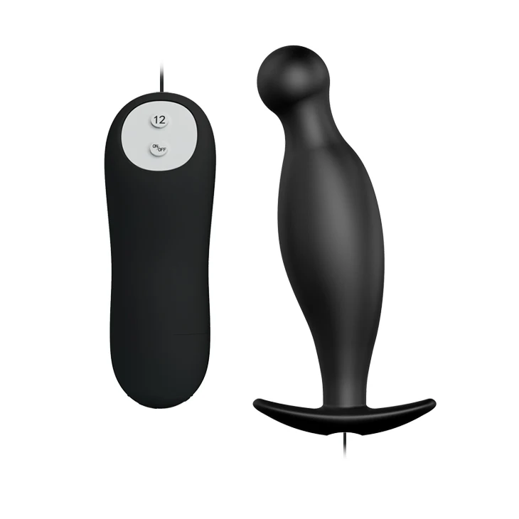 Silicone Anal Plug Sex Toys 12-function Vibrations Anal Bead Waterproof Anal Vibrator Sex Product for Man 1