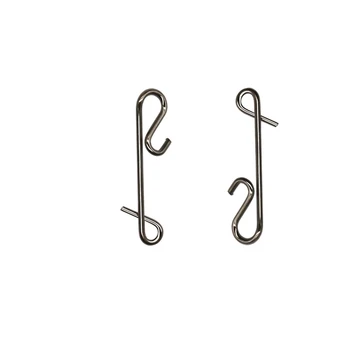50PCS/Lot Braid Knotless Connectors Stainless Steel Wrapping Snap Pin Fishing Line Wire Connector Accessory
50PCS/Lot Braid Knotless Connectors Stainless Steel Wrapping Snap Pin Fishing Line Wire Connector Accessory