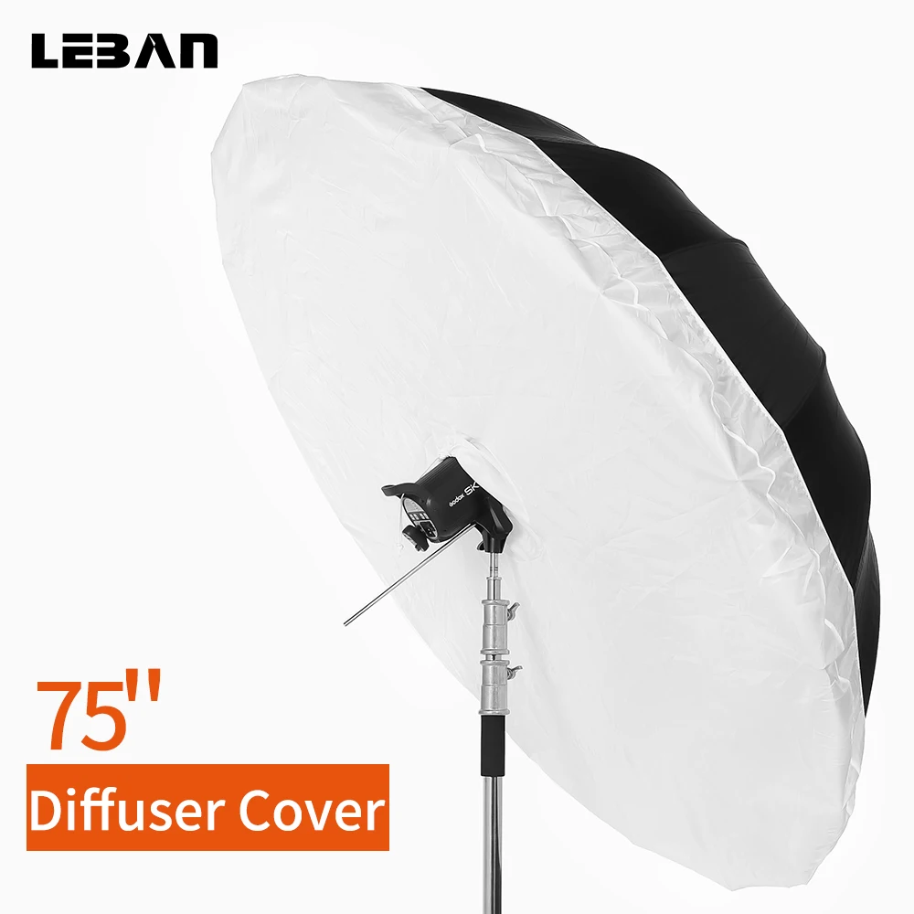 Studio Photogrphy 70" 178cm / 75" 190cm White Black Reflective Lighting Light Umbrella Diffuser Cover (Diffuser Cover Only)
Studio Photogrphy 70" 178cm / 75" 190cm White Black Reflective Lighting Light Umbrella Diffuser Cover (Diffuser Cover Only)