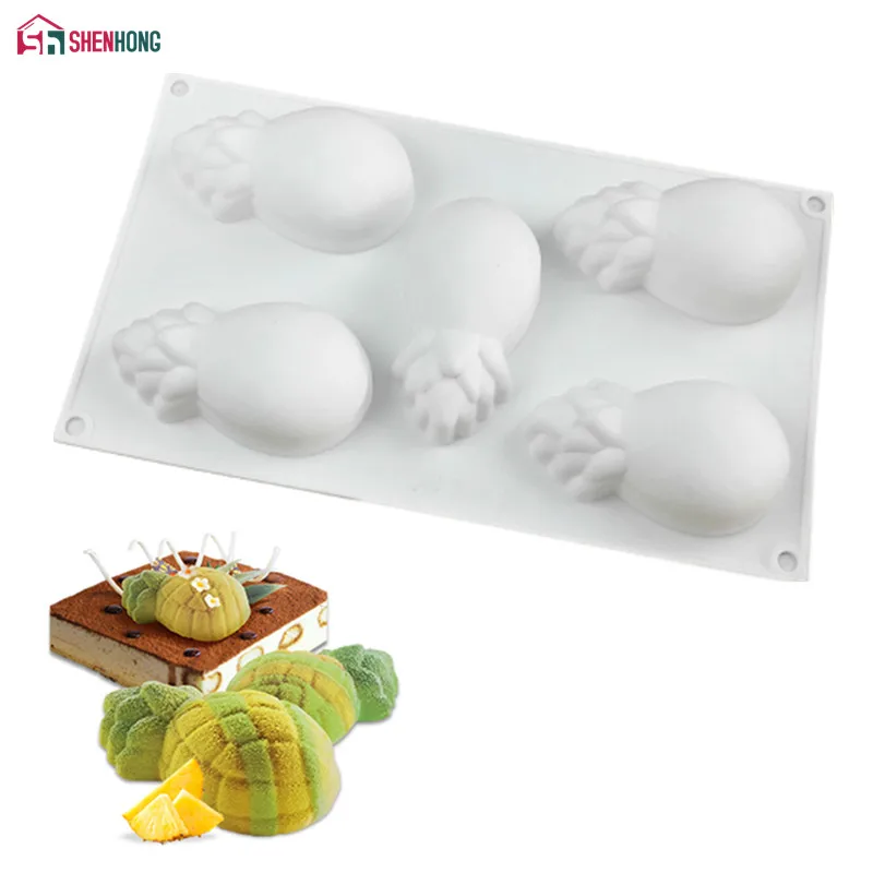 SHENHONG Pineapple Silicone Cake Molds For Baking Non-Stick DIY Pastry Snacks Dessert Mould Decorating Tools Tray Cake Pan
SHENHONG Pineapple Silicone Cake Molds For Baking Non-Stick DIY Pastry Snacks Dessert Mould Decorating Tools Tray Cake Pan