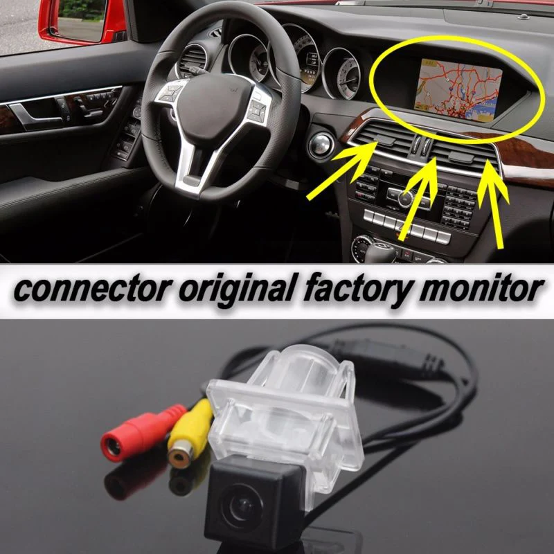 

170 degree Camera IP66 Rear View NTSC Water-proof For Mercedes Benz C E W204 W212 W207 C207