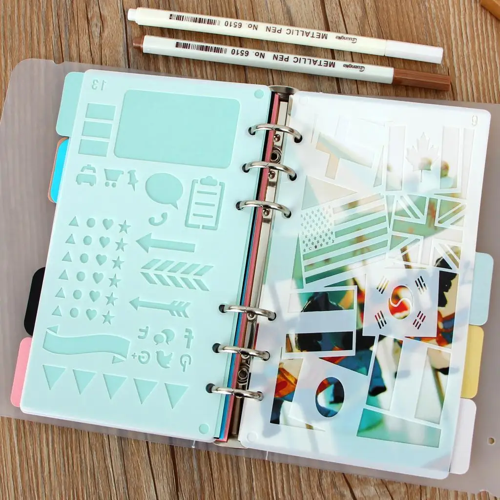 Plastic graffiti drawing / diy album hand account template /A6 loose-leaf page paper / hollow lace ruler 24 style
Plastic graffiti drawing / diy album hand account template /A6 loose-leaf page paper / hollow lace ruler 24 style