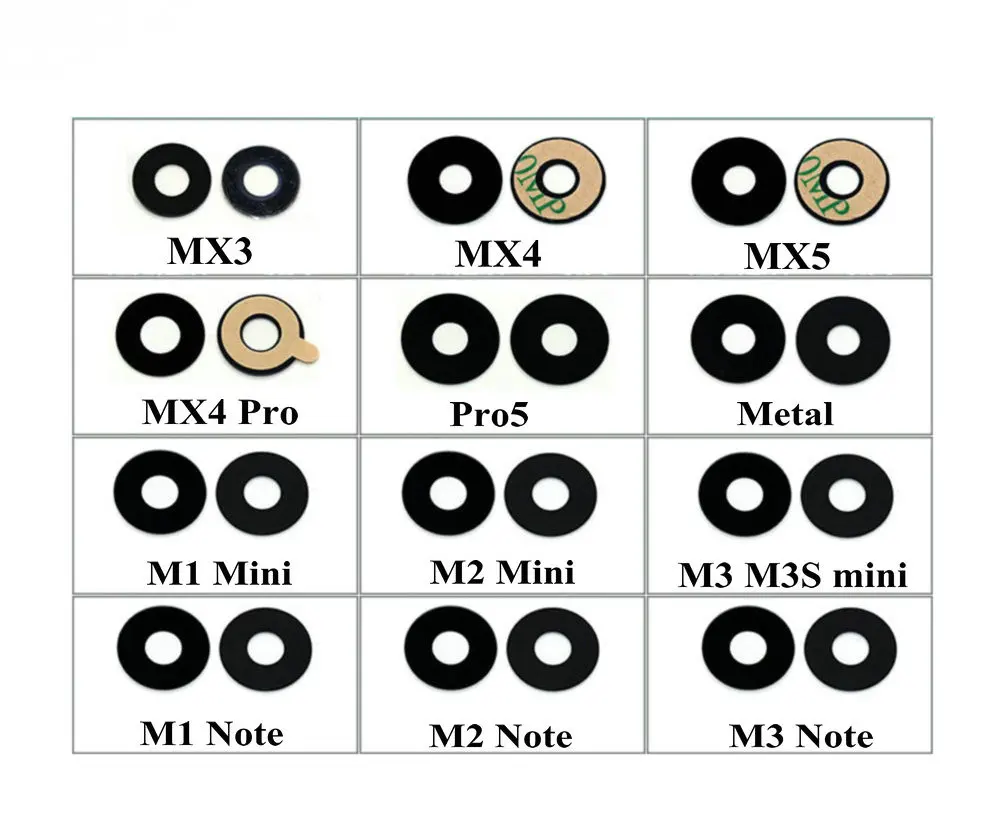 Original New Rear Back Camera Glass Lens For Meizu MX4 MX5 Pro 5 Pro 6 M2 M3 M3s M2 Note M3 M5 Note Camera Glass Lens+Adhensive
Original New Rear Back Camera Glass Lens For Meizu MX4 MX5 Pro 5 Pro 6 M2 M3 M3s M2 Note M3 M5 Note Camera Glass Lens+Adhensive