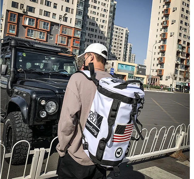 New Trend Men Casual Cloth Backpack High Capacity Unisex Streetwear Couple Bag Teenager Big Travel Bags Hip Hop Mochila D877
New Trend Men Casual Cloth Backpack High Capacity Unisex Streetwear Couple Bag Teenager Big Travel Bags Hip Hop Mochila D877