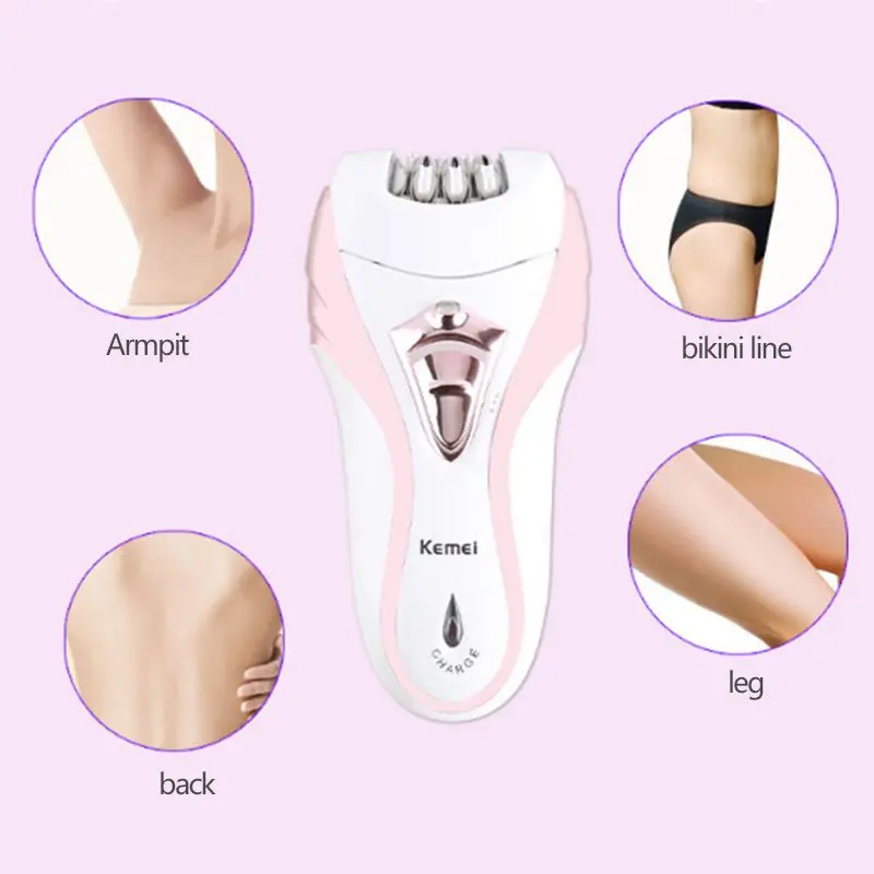 Kemei KM-3010 Women Rechargeable Electric Shave lady's Epilator Grinding Feet Device Bikini Trimmer Professional Female Care
Kemei KM-3010 Women Rechargeable Electric Shave lady's Epilator Grinding Feet Device Bikini Trimmer Professional Female Care