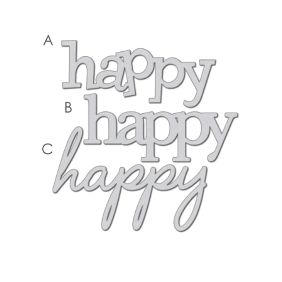New Arrival Happy Letters Metal Cutting Dies New 2019 for Dies Scrapbooking Craft Dies Card Making Word Crafts Metal Dies
New Arrival Happy Letters Metal Cutting Dies New 2019 for Dies Scrapbooking Craft Dies Card Making Word Crafts Metal Dies