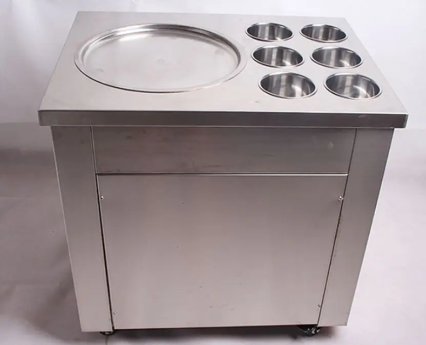 Fried Ice Cream machine Ice Cream Maker For Yogurt With 1 Pan Six Buckets 220V Hz
Fried Ice Cream machine Ice Cream Maker For Yogurt With 1 Pan Six Buckets 220V Hz