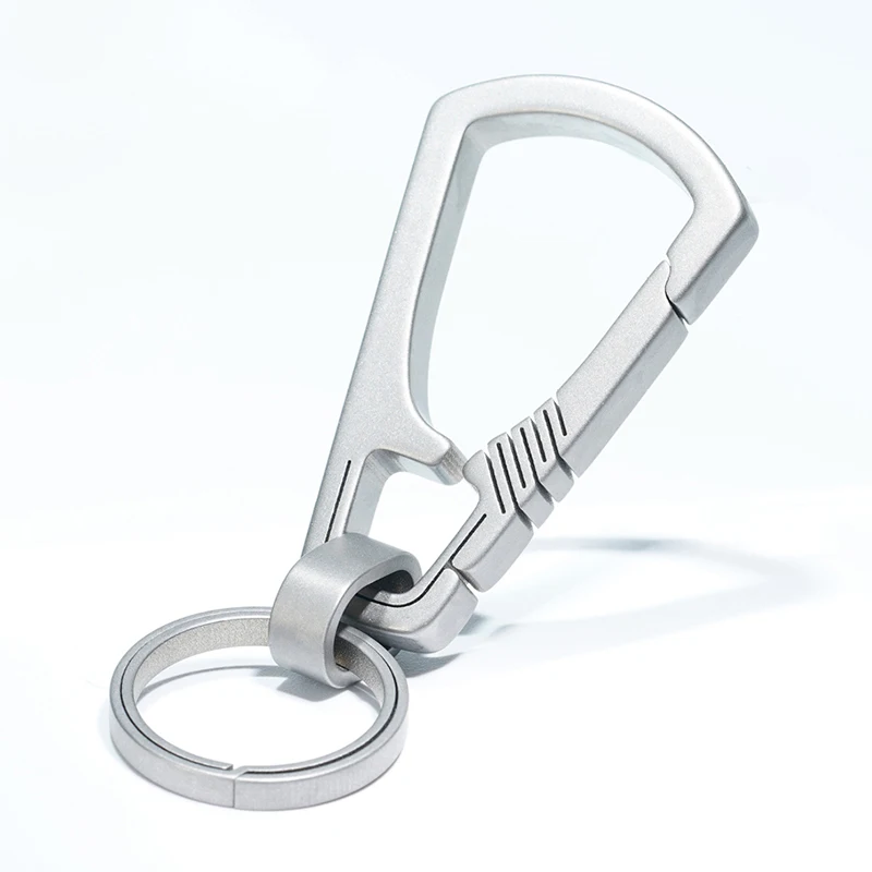 Real Titanium Men Women Car Key Chain EDC Ultra Lightweight Titanium Keychain Hanging Buckle Key Rings Holder Tool Creative Gift
Real Titanium Men Women Car Key Chain EDC Ultra Lightweight Titanium Keychain Hanging Buckle Key Rings Holder Tool Creative Gift