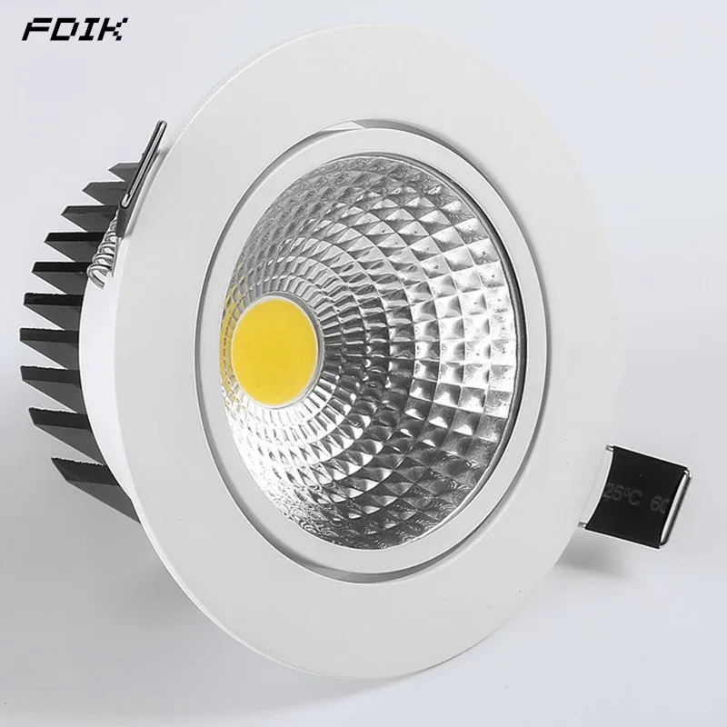 Recessed Dimmable LED Downlights 5W7W9W COB LED Ceiling Spot Lights AC85-265V Warm Cold White LED Ceiling Lamps Indoor Lighting
Recessed Dimmable LED Downlights 5W7W9W COB LED Ceiling Spot Lights AC85-265V Warm Cold White LED Ceiling Lamps Indoor Lighting