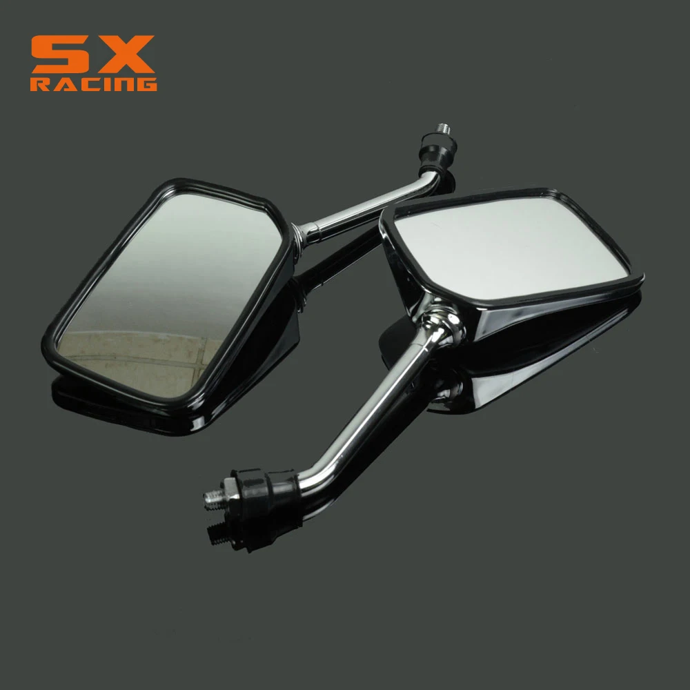 Motorcycle Aluminum Universal Rearview Mirrors Side View Mirror For CB400 CB750 CB1000 CB1300 VTEC VT250 ZRX400 VYR Street Bike
Motorcycle Aluminum Universal Rearview Mirrors Side View Mirror For CB400 CB750 CB1000 CB1300 VTEC VT250 ZRX400 VYR Street Bike