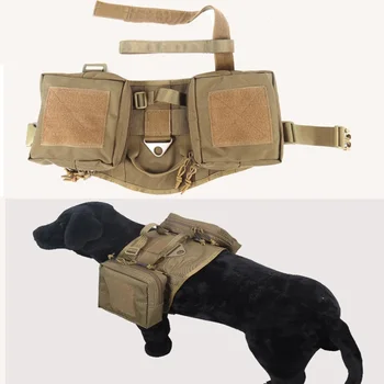 Outdoor Protection Tactical Dog Vests Military Dog Clothes Load Bearing Harness SWAT Dog Training rescue Molle 1000D Nylon Vest
Outdoor Protection Tactical Dog Vests Military Dog Clothes Load Bearing Harness SWAT Dog Training rescue Molle 1000D Nylon Vest