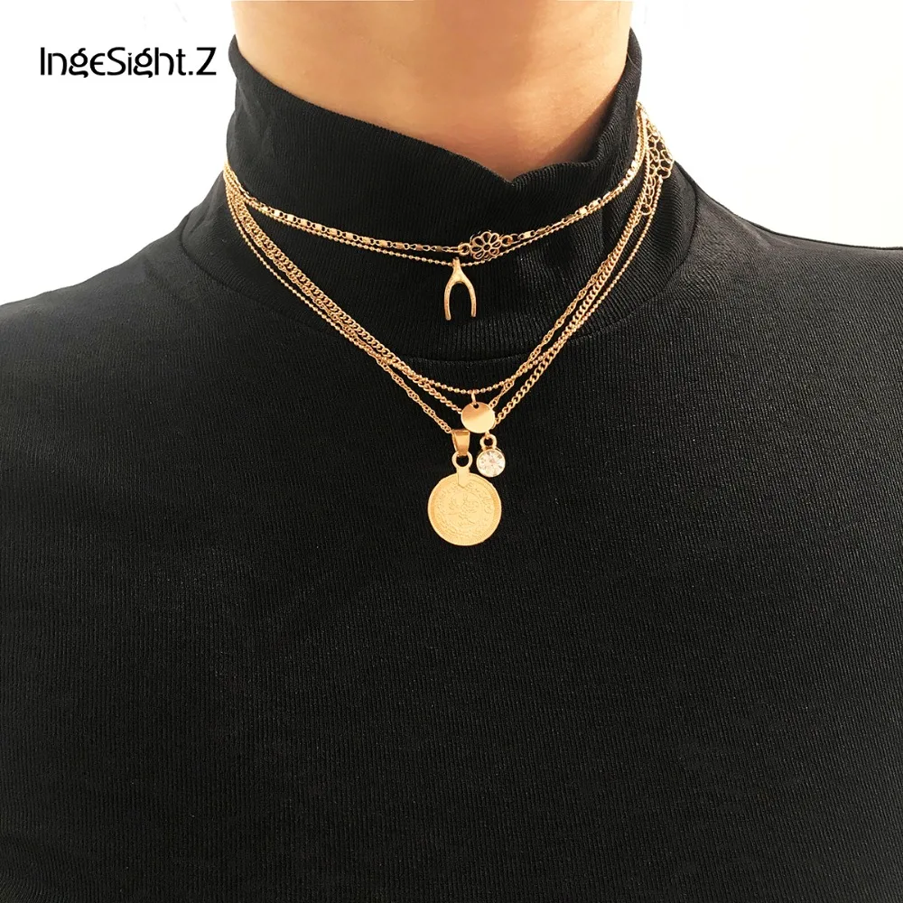 IngeSight.Z 5pcs/Set Multi Layered Crystal Choker Necklace Collar Statement Sequins Coin Pendant Necklace for Women Jewelry Gift
IngeSight.Z 5pcs/Set Multi Layered Crystal Choker Necklace Collar Statement Sequins Coin Pendant Necklace for Women Jewelry Gift