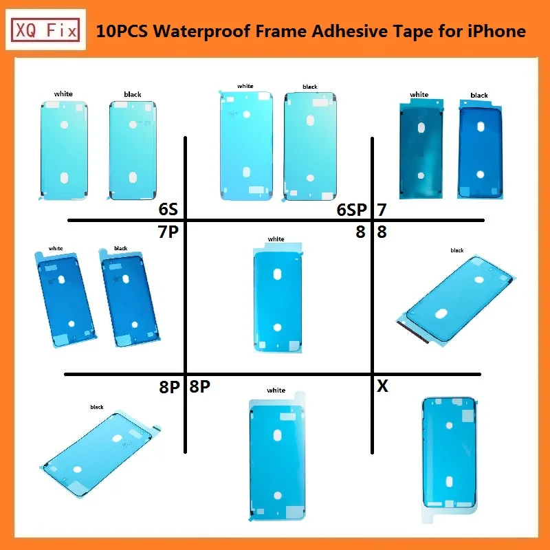 10 PCS Waterproof Frame Adhesive Tape Sticker for iPhone 6S 7 8 Plus X LCD Screen Housing Bezel
10 PCS Waterproof Frame Adhesive Tape Sticker for iPhone 6S 7 8 Plus X LCD Screen Housing Bezel