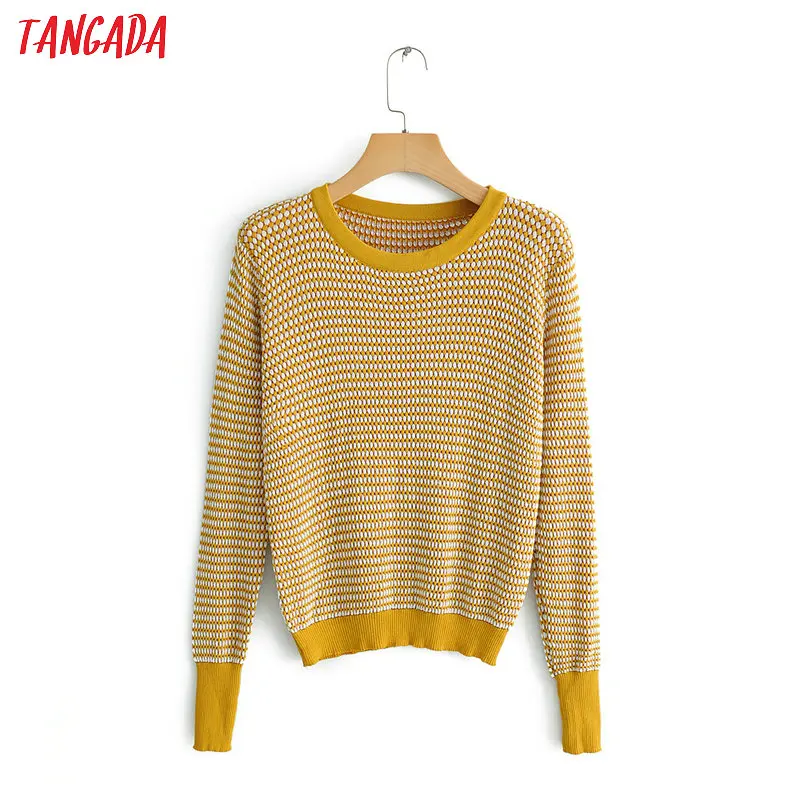 Tangada female geometric pattern sweater jumper 2019 korea fashion vintage ladies pullover knitwear long sleeve slim tops QJ106
Tangada female geometric pattern sweater jumper 2019 korea fashion vintage ladies pullover knitwear long sleeve slim tops QJ106