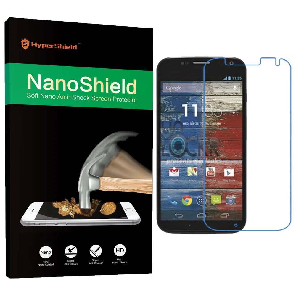 NanoShield Nano Ceramic+TPU Soft Anti-Shock Anti-UV Screen Protector Protective Film For MOTO X Phone XT1055 XT1058 XT1056 | Мобильные