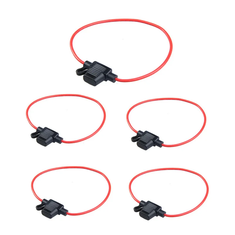 5Pcs Waterproof Power Socket Mini Blade Type In Line Fuse Holders with 10A Fuse Car Replacement Fuses Auto Accessories
5Pcs Waterproof Power Socket Mini Blade Type In Line Fuse Holders with 10A Fuse Car Replacement Fuses Auto Accessories