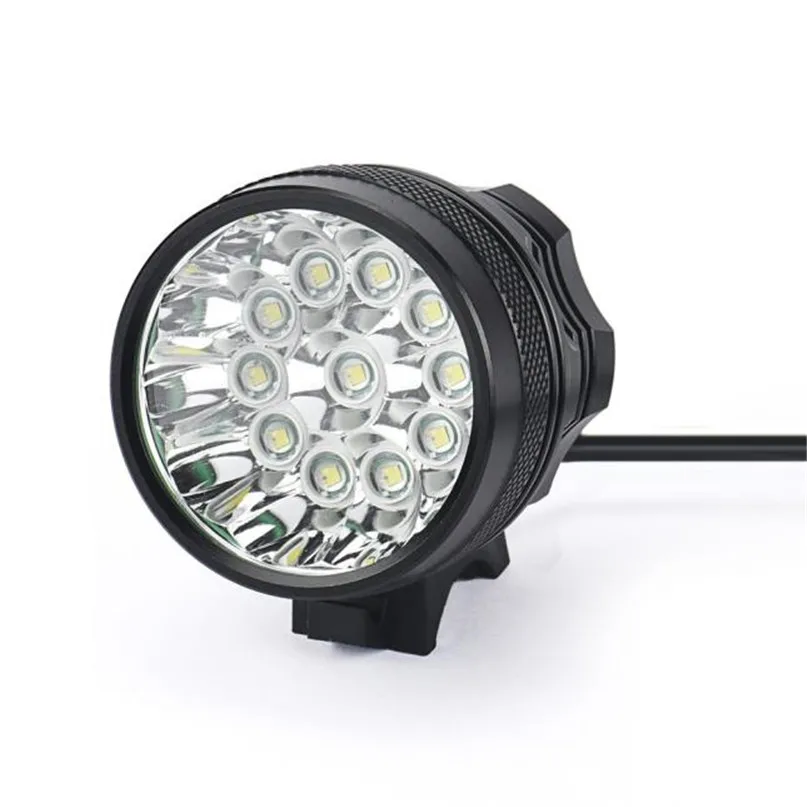 New 28000 Lm 11T6 LED Bicycle lantern bike Headlamp HeadLight Lamp Flashlight Lights 6400mAh battery farol bike light #2A26 (1)