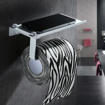 Concise Wall Mount Toilet Paper Holder Bathroom Multicolor Fixture Stainless Steel Roll Paper Holders with Phone Shelf With baf
Concise Wall Mount Toilet Paper Holder Bathroom Multicolor Fixture Stainless Steel Roll Paper Holders with Phone Shelf With baf