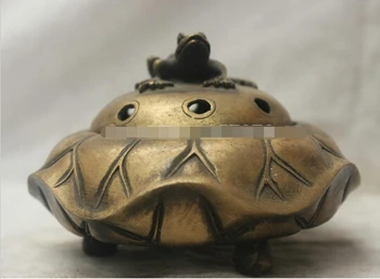 WBY---510+++ Chinese Folk Culture Handmade Brass Bronze Statue Frog incense burner Sculpture
WBY---510+++ Chinese Folk Culture Handmade Brass Bronze Statue Frog incense burner Sculpture