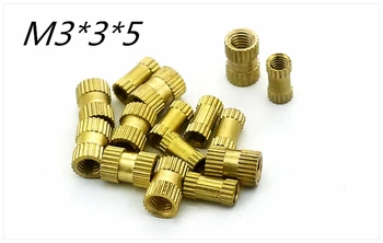500pcs/lot Brass Knurl Nuts M3*3mm(L)*5mm(OD) Metric Threaded Nuts Insert Round Shape embedded through-hole nut
500pcs/lot Brass Knurl Nuts M3*3mm(L)*5mm(OD) Metric Threaded Nuts Insert Round Shape embedded through-hole nut