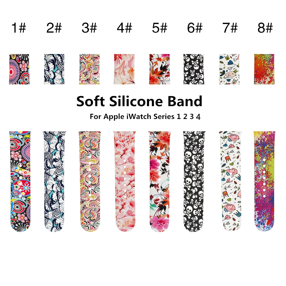 Strap for apple watch band correa apple watch 4 3 38mm 42mm iwatch band 44mm 40mm Sport silicone bracelet belt reloj Accessories
Strap for apple watch band correa apple watch 4 3 38mm 42mm iwatch band 44mm 40mm Sport silicone bracelet belt reloj Accessories
