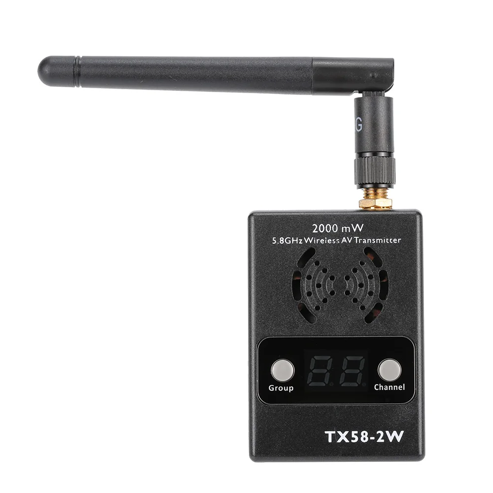 High Quality TX58-2W 32CH 5.8GHZ Wireless AV Transmitter and RC58 40 Channels 5.8GHZ Wireless AV Receiver for FPV RC Quadcopter
High Quality TX58-2W 32CH 5.8GHZ Wireless AV Transmitter and RC58 40 Channels 5.8GHZ Wireless AV Receiver for FPV RC Quadcopter