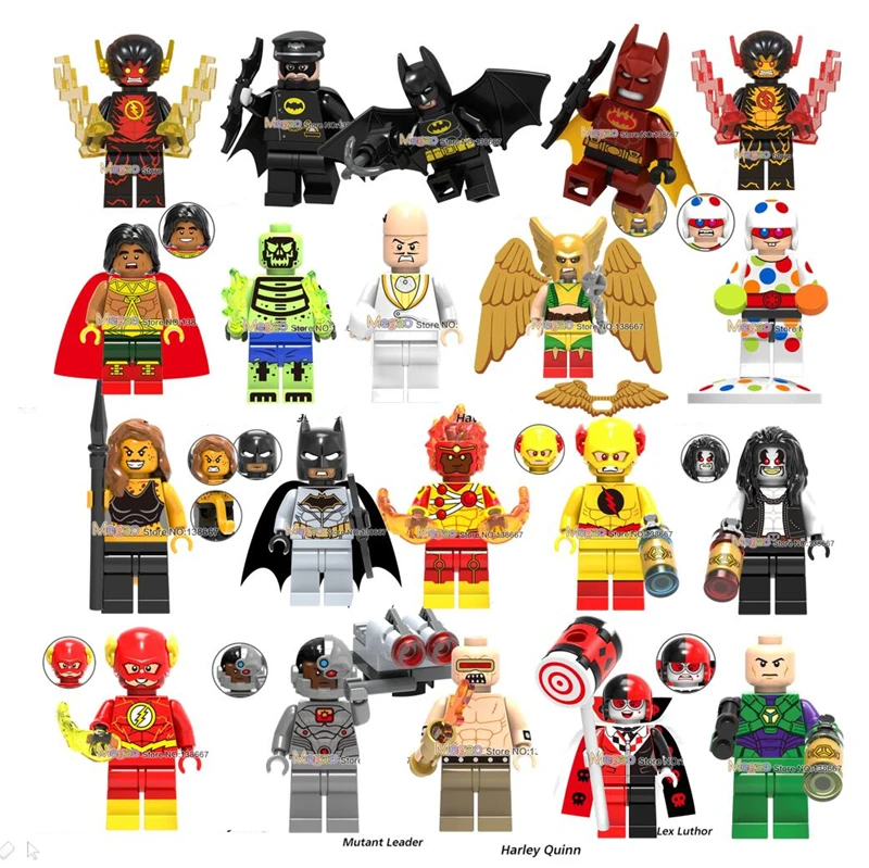 Batman Single DC The Flash Cyborg Lex-Luther Firestorm Hawkgirl Joker Aquaman Superman Super Heroes Building Blocks Gift Toys
Batman Single DC The Flash Cyborg Lex-Luther Firestorm Hawkgirl Joker Aquaman Superman Super Heroes Building Blocks Gift Toys