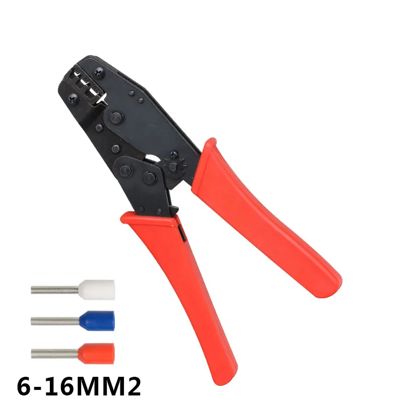 Non-insulated ferrules insulated terminal crimping plier 8 inch european styple rachat crimping tools
Non-insulated ferrules insulated terminal crimping plier 8 inch european styple rachat crimping tools