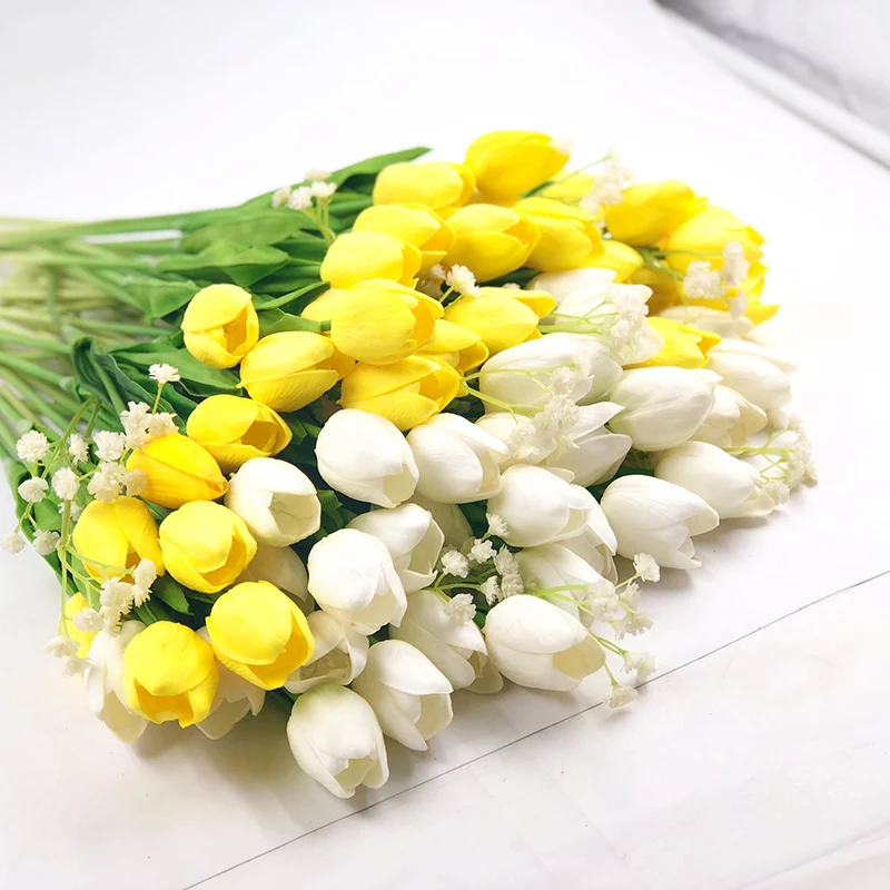 iPOPU 12pcs Tulip Artificial Flowers For Home Wedding Party PU Real Touch Flowers Wedding Decorative Flowers & Wreaths
iPOPU 12pcs Tulip Artificial Flowers For Home Wedding Party PU Real Touch Flowers Wedding Decorative Flowers & Wreaths