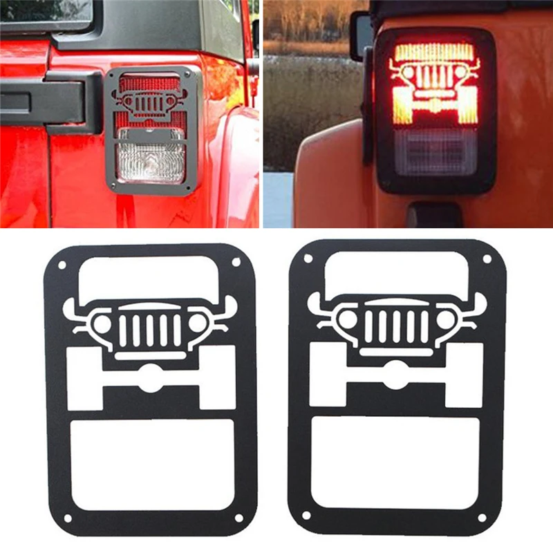 2Pcs Tail light Cover Trim Guards Protector Rear Taillights Mount Bracket for 2007 - 2017 Jeep Wrangler JK & Unlimited 2/4 Door
2Pcs Tail light Cover Trim Guards Protector Rear Taillights Mount Bracket for 2007 - 2017 Jeep Wrangler JK & Unlimited 2/4 Door